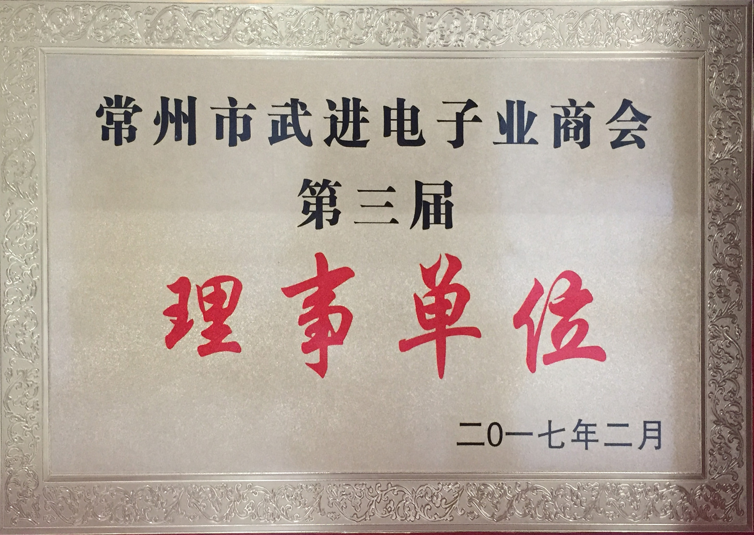 江苏易天投资集团——常州市武进电子业商会第三届理事单位