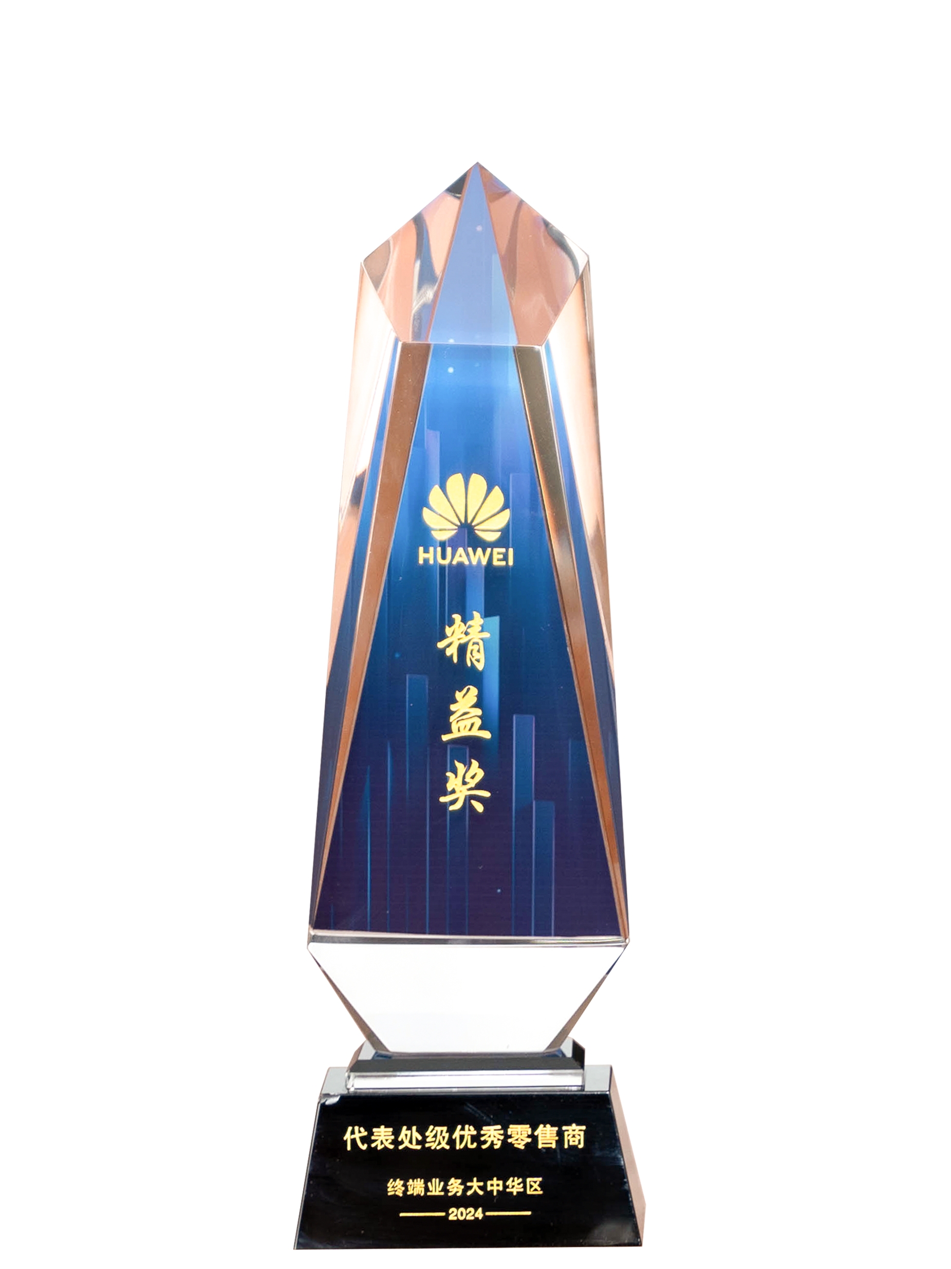 江苏易天手机连锁——华为代表处级优秀零售商“精益奖”